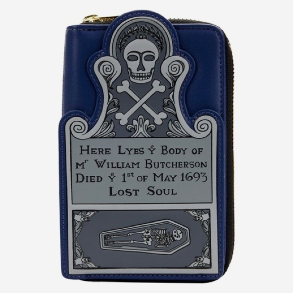 Exclusive NEW! Loungefly Hocus Pocus Billy Butcherson Zip Around Wallet Novelty